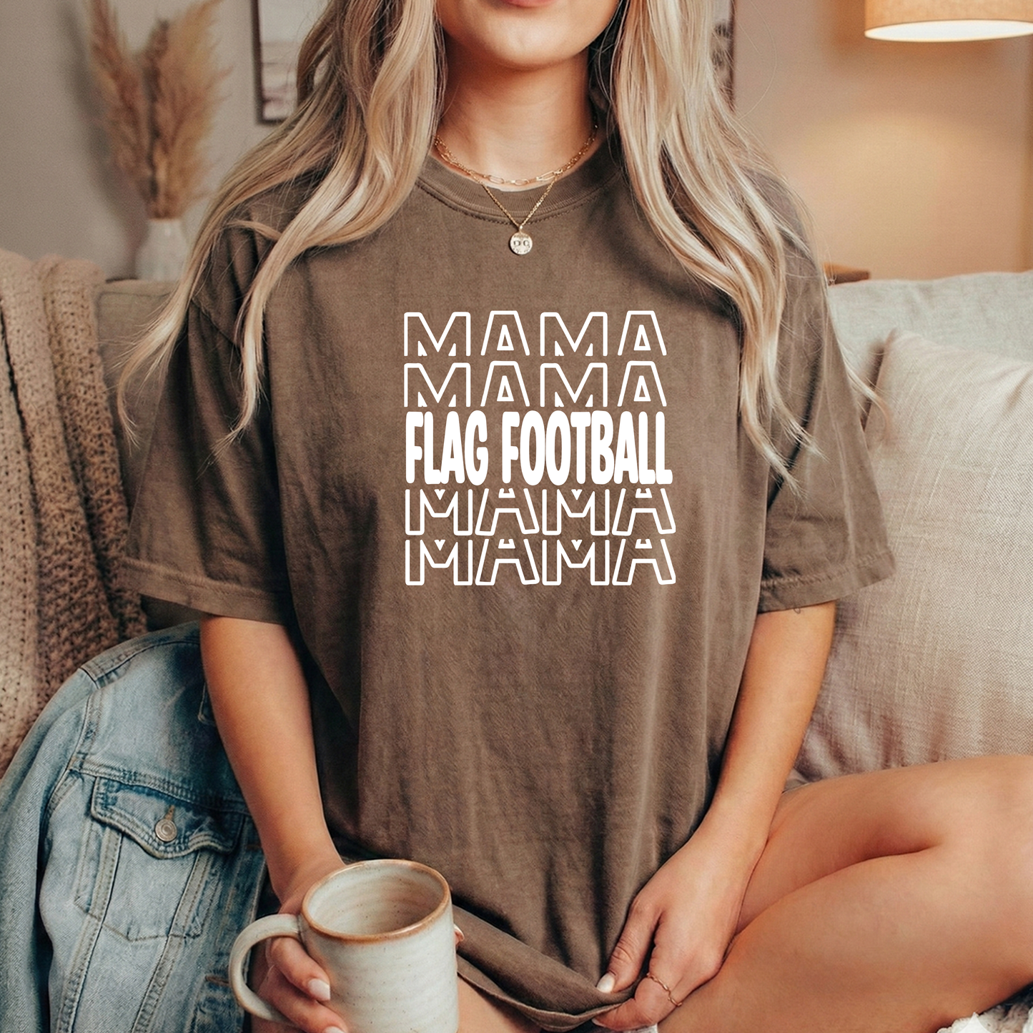 Flag Mama Unisex Espresso Comfort Colors Tshirt