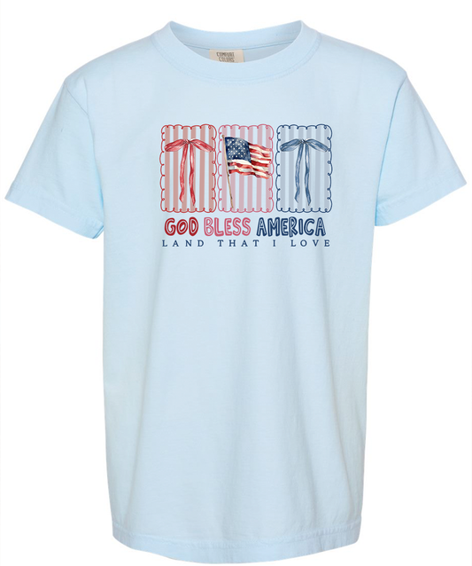 GBA Chambray YOUTH Comfort Colors T shirt