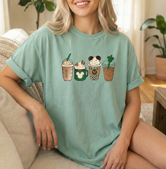 Green Coffee Bay Unisex Comfort Colors Tshirt