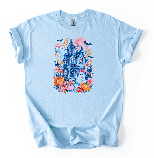 H House Youth Light Blue Gildan Tshirt