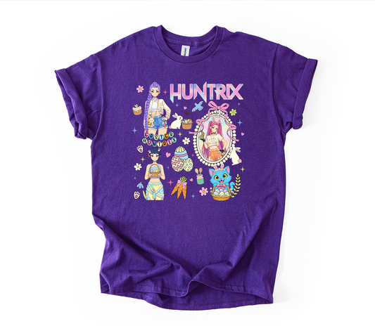 Huntrix Easter Purple Gildan Unisex Adult Tshirt