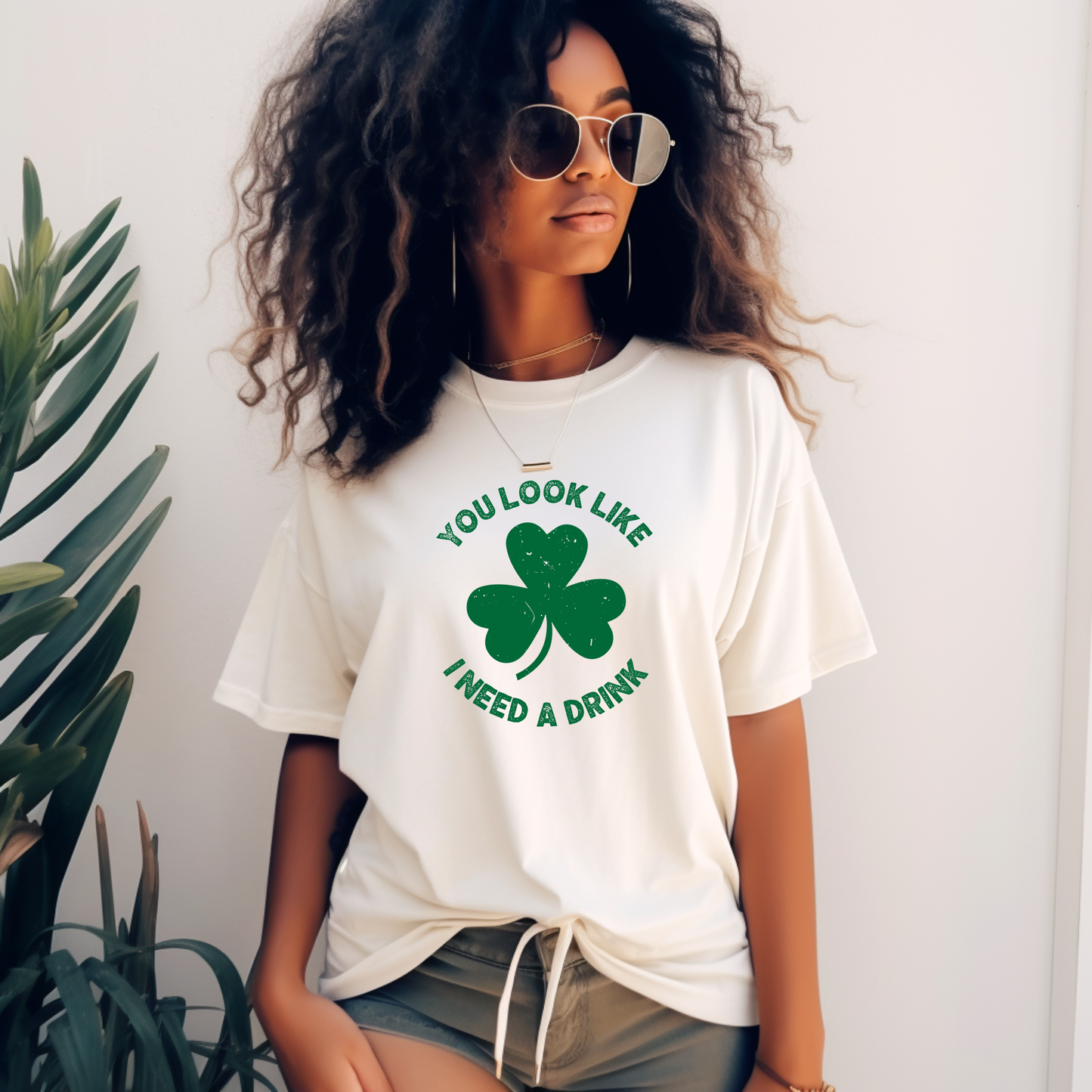 I need a drink ivory Tshirt