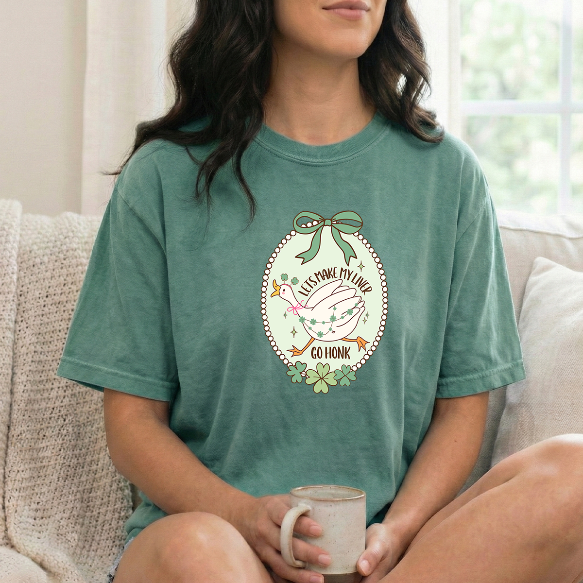 Liver Honk Light Green Tshirt