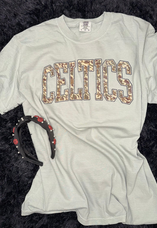 Celtics Camo Pattern Bay T-shirt