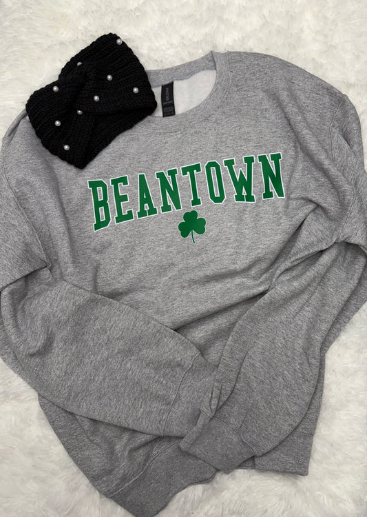 Beantown Sport Grey Crewneck Sweatshirt