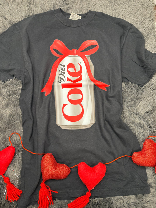 Valentines Day Diet Coke Black Tshirt