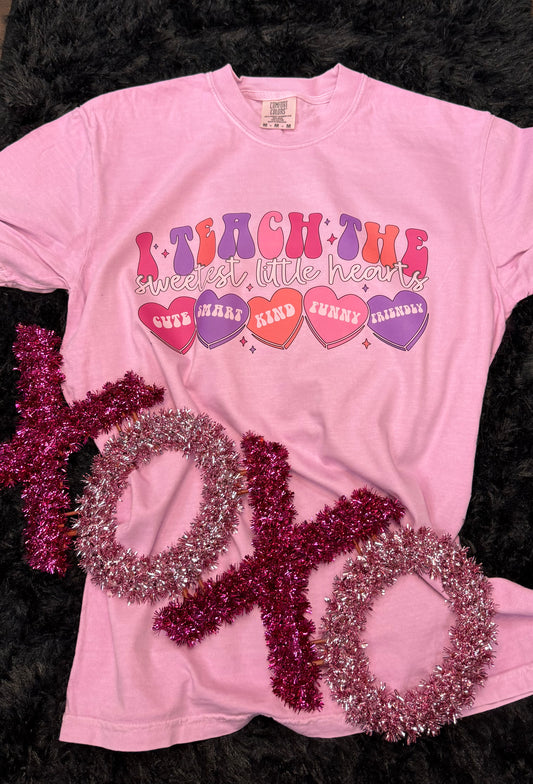 I Teach The Sweetest little hearts Rose Quartz T-shirt