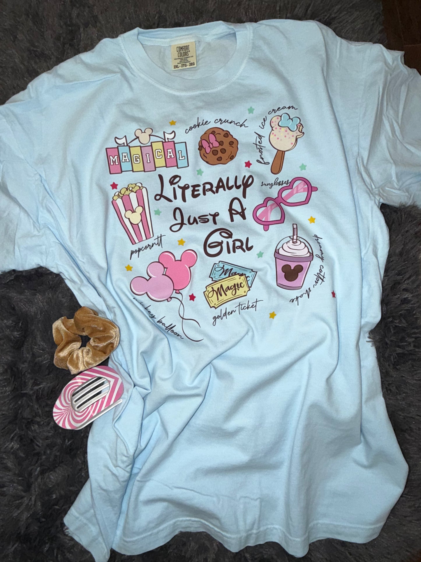 Literally Just a Girl Chambray T-shirt