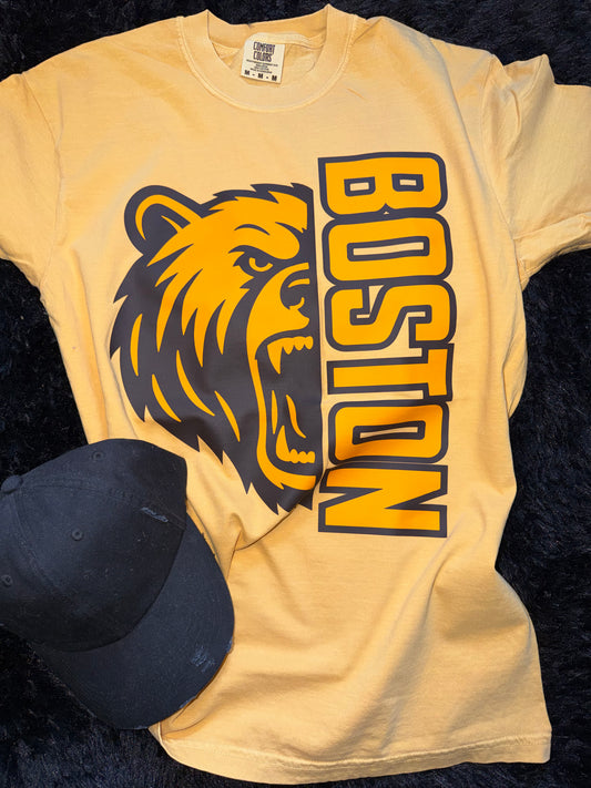 Boston Bear Mustard Tshirt