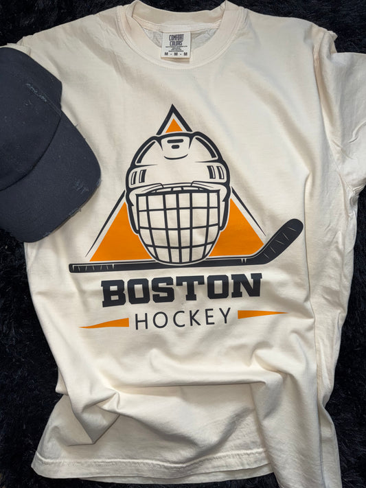 Boston Hockey Ivory Tshirt