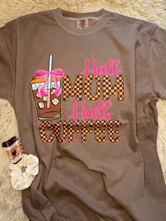 Half mom half coffee Espresso T shirt
