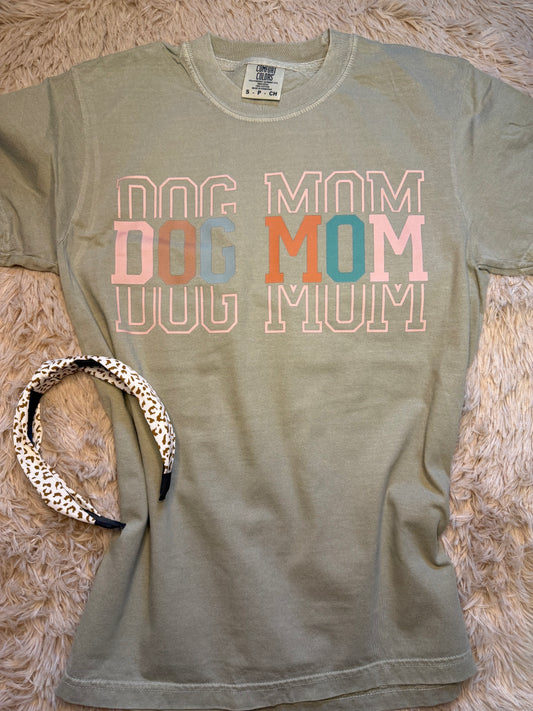 Dog mom Khaki T shirt
