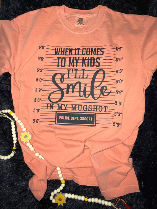 I'll smile Terracotta Tshirt