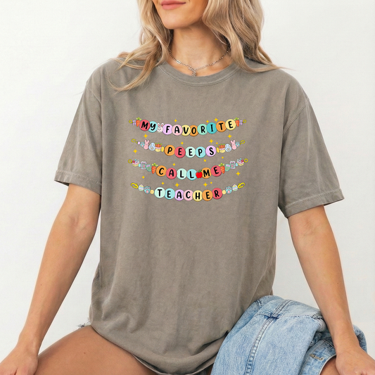Easter Beads Khaki Tshirt