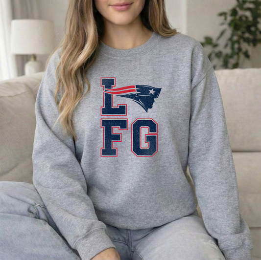 LFG Sports Grey Crew Sweatshirt