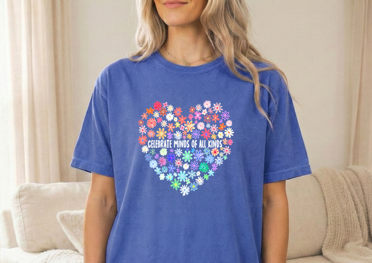 Minds Flow Blue Youth Comfort Colors Tshirt