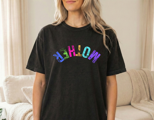 Mother Black Comfort Colors Unisex Tshirt