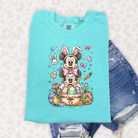 Mouse Easter Chalky Mint Youth Tshirt