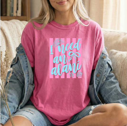 Need Alani Unisex Crunchberry Comfort Colors Tshirt