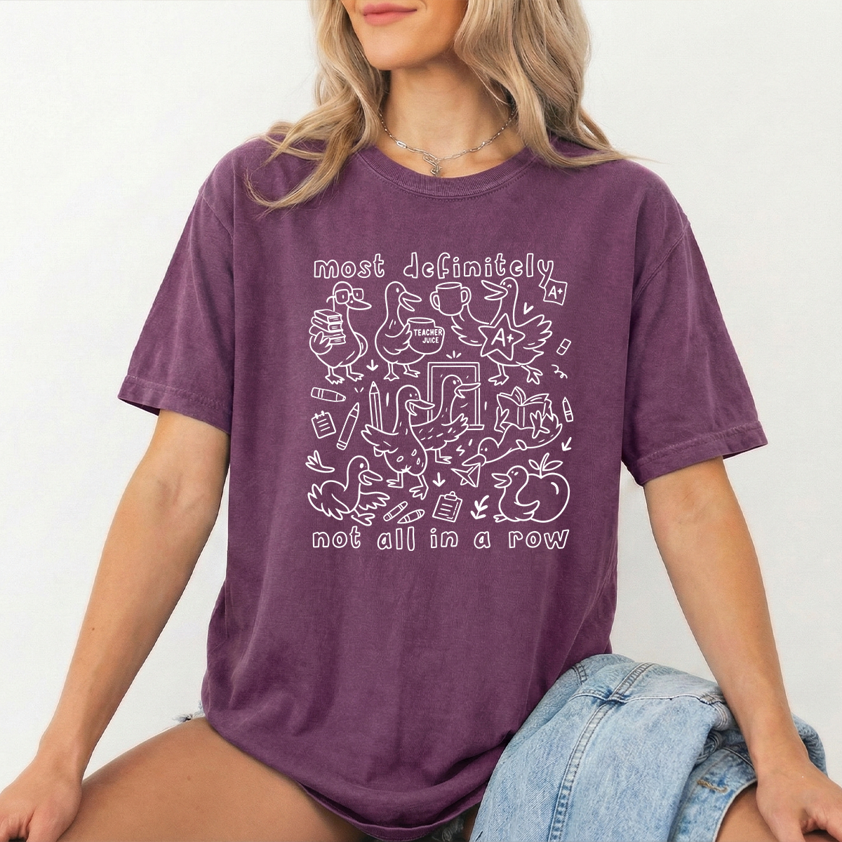 Not in a row Berry Tshirt