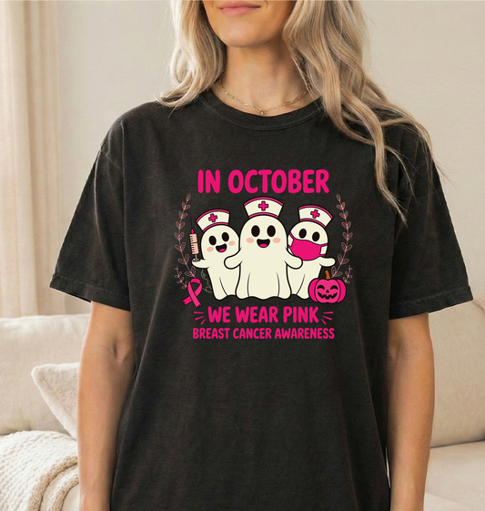 Nurse BC Unisex Comfort Colors Black Tshirt