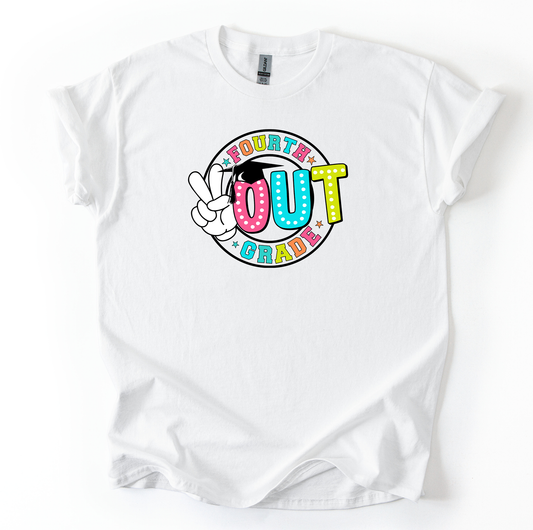 Peace fourth unisex Gildan White T shirt
