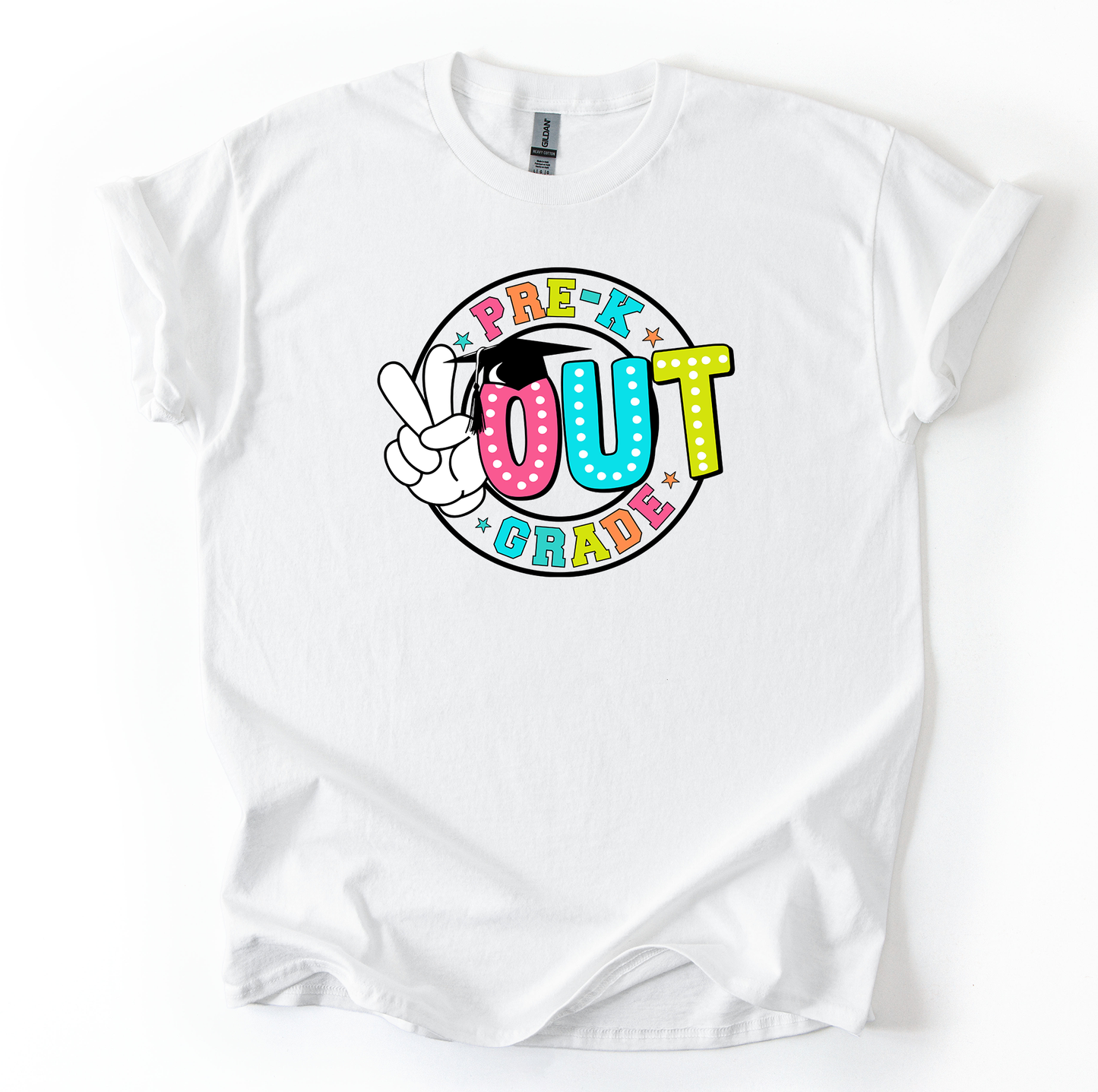Peace Pre K Youth Gildan White T shirt