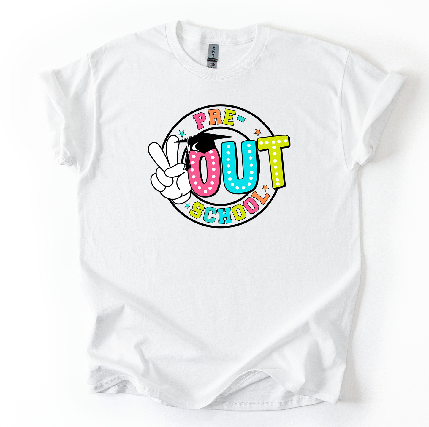 Peace Preschool Youth Gildan White T shirt