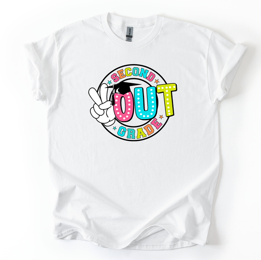Peace Second Youth Gildan White T shirt