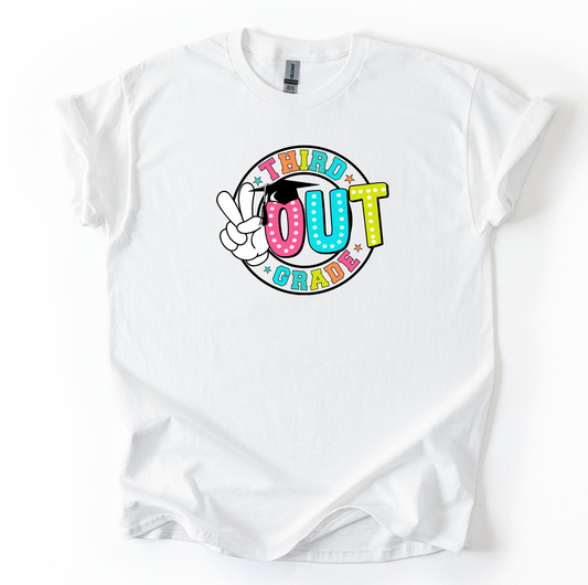 Peace Third Youth Gildan White T shirt