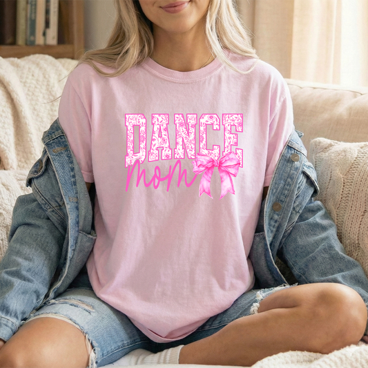 Pink Dance mom Blossom T shirt
