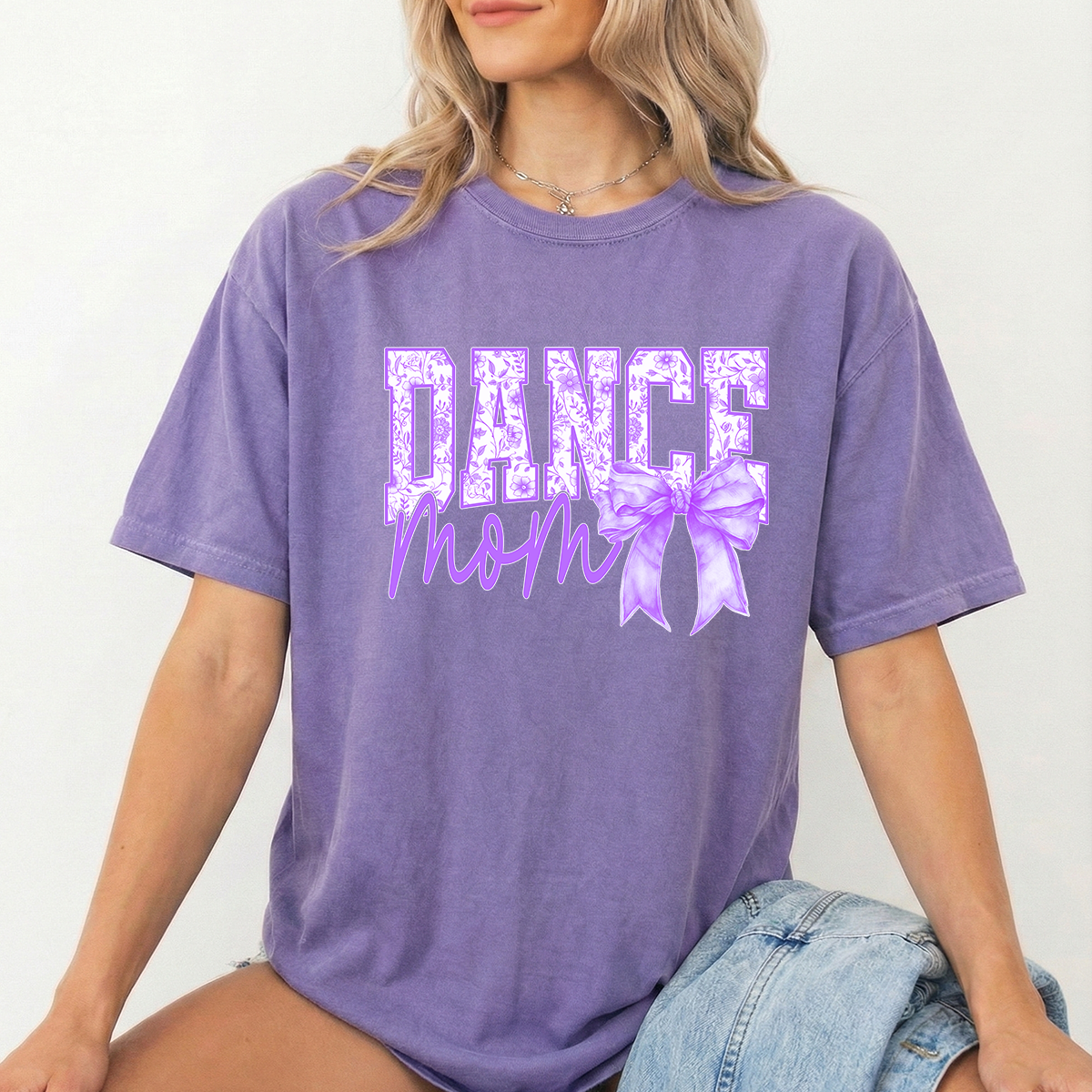 Purple Dance mom Violet T