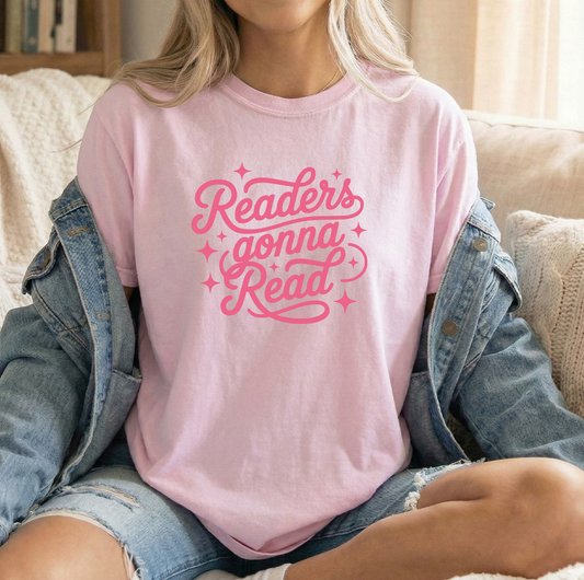 Readers gonna read Unisex Blossom Comfort colors Tshirt
