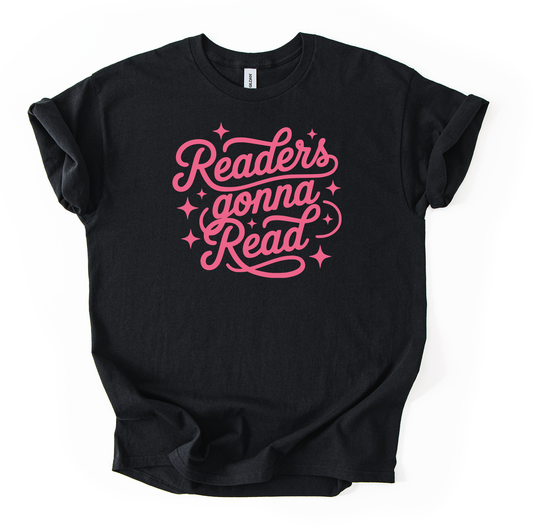 Readers gonna read Unisex Black Gildan Tshirt