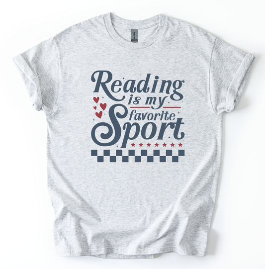 Reading sport Ash Gildan Unisex Tshirt