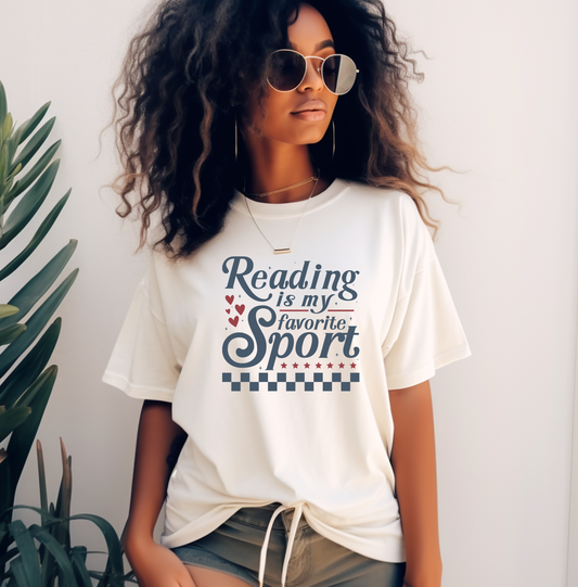Reading sport Ivory Comfort Colors Unisex Tshirt