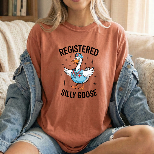 Registered Silly goose Terracotta Tshirt
