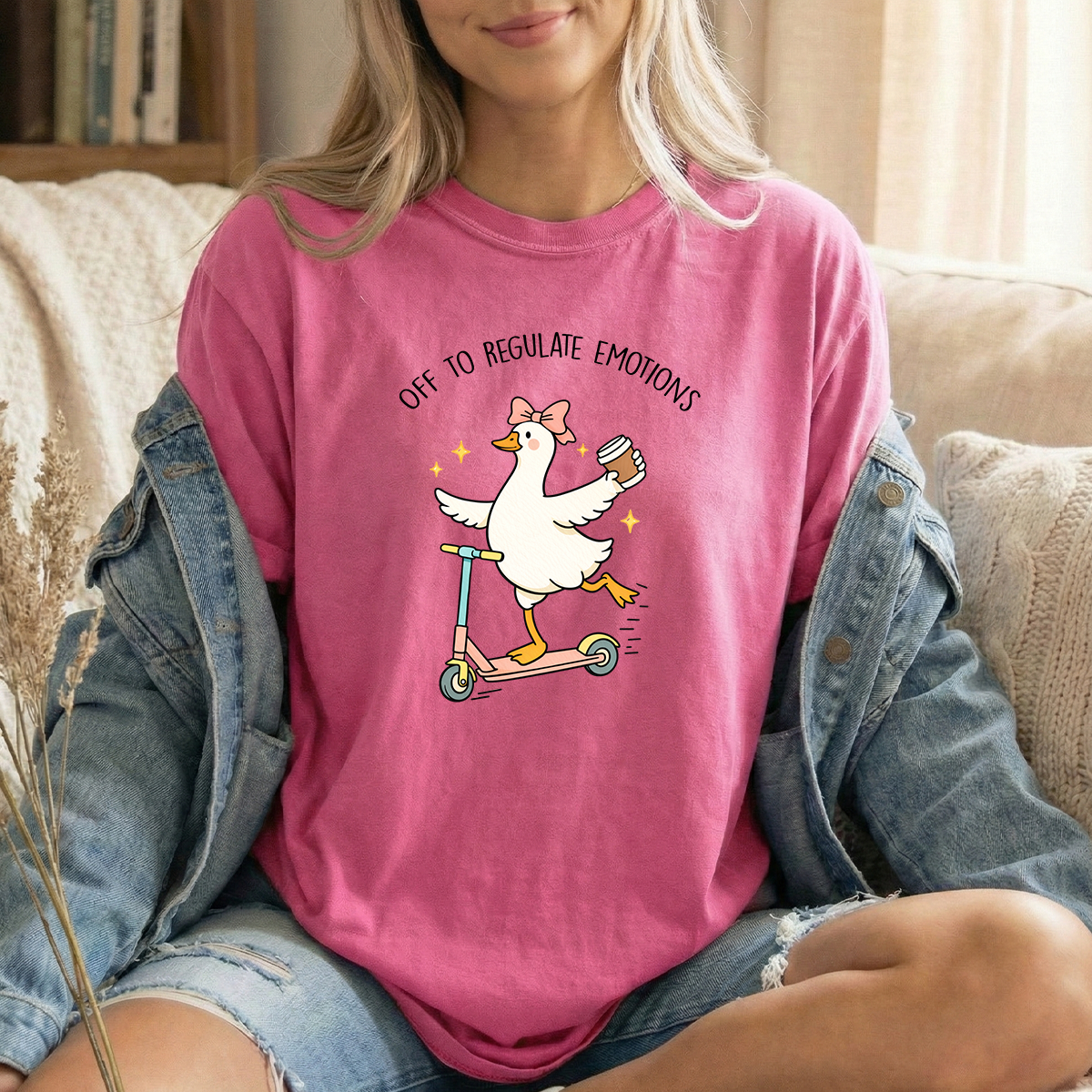 Regulate emotions crunchberry unisex comfort colors tshirt