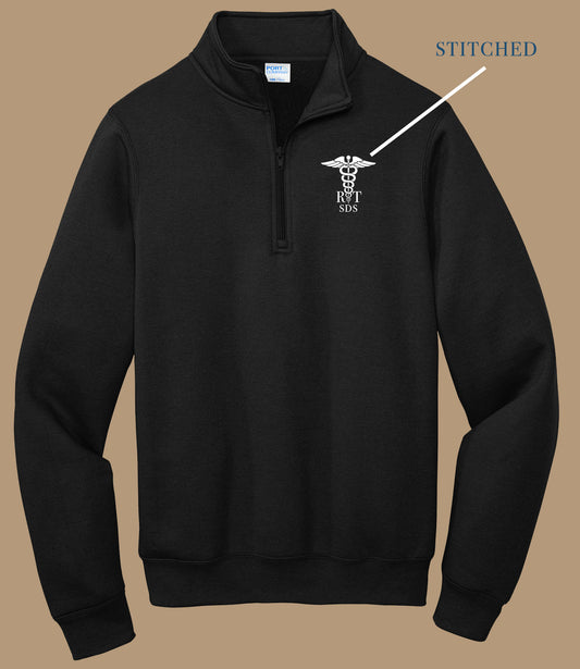 RT-SDS Caduceus  Port & Co. Embroidered 1/4 Fleece Pullover