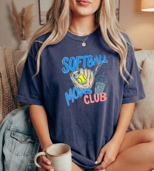 SMC Light blue on Navy Comfort Colors Unisex Tshirt