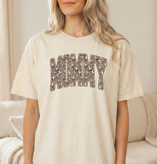 Soccer Mommy Ivory Unisex Comfort Colors Tshirt