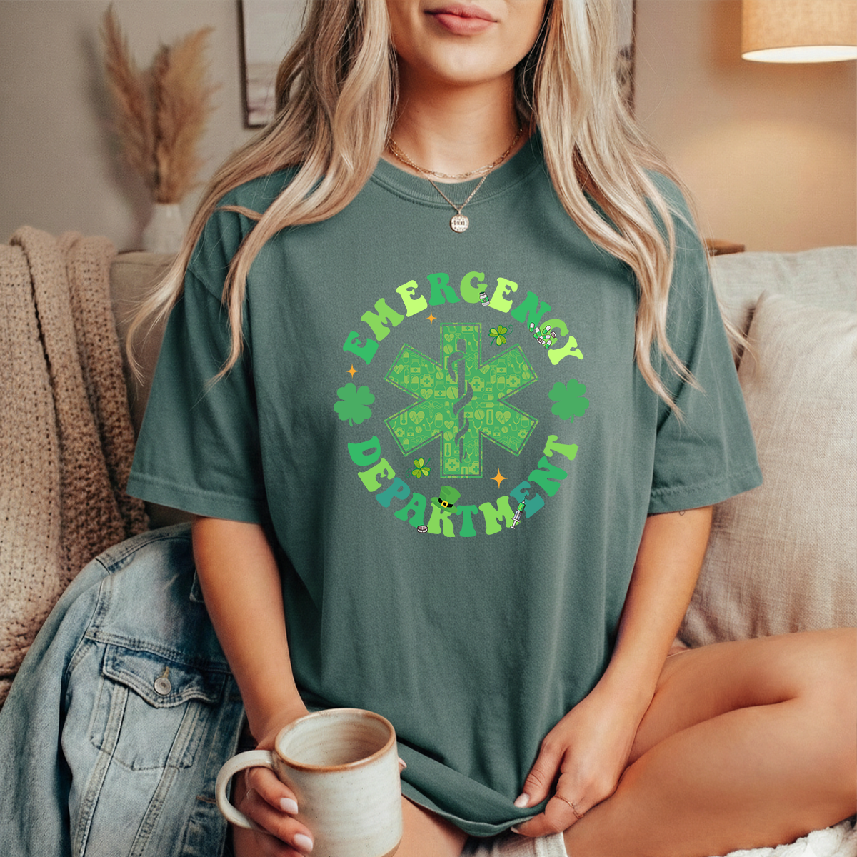 ER St Pats Blue Spruce Tshirt