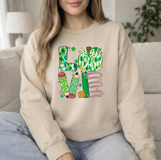 St Pats Love Sand Crew Sweatshirt