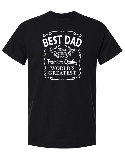 Worlds best unisex Gildan black t shirt