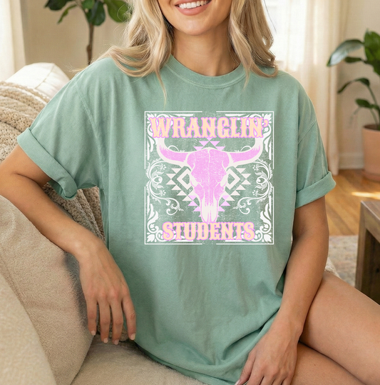 Wranglin Students Unisex Bay Comfort Colors Tshirt
