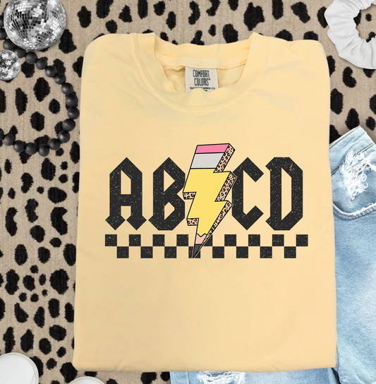 ABCD Unisex Comfort Colors Butter Tshirt