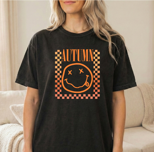 Autumn Unisex Comfort Colors Black Tshirt