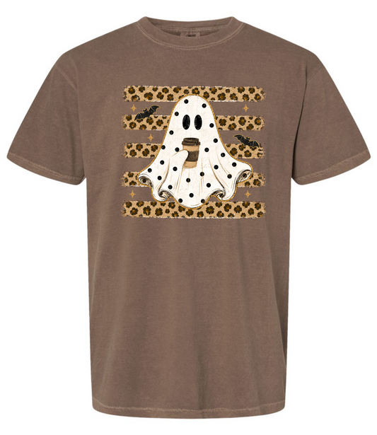 ghost coffee unisex comfort colors espresso t shirt