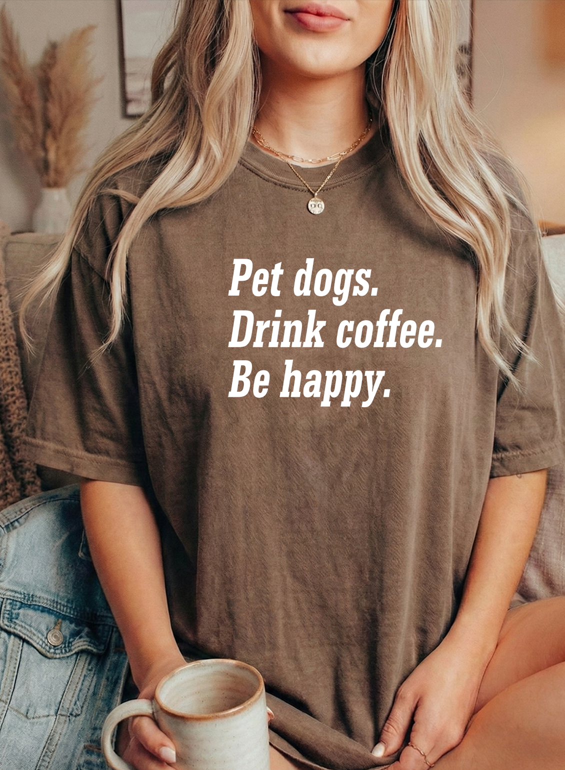 Pet dogs Unisex Espresso Comfort Colors Tshirt