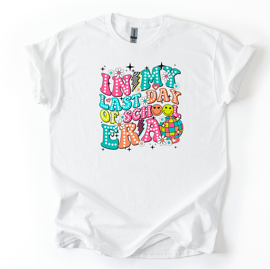 End of school Era YOUTH White Gildan Tshirt